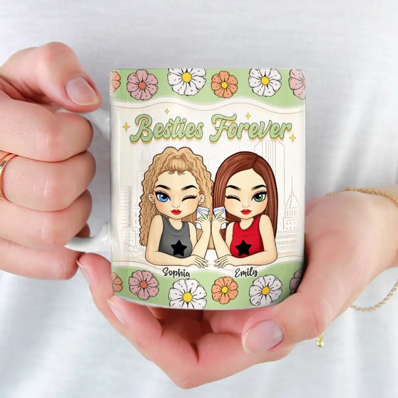 Custom Name Best Friend Gifts for Women - Personalized Mugs