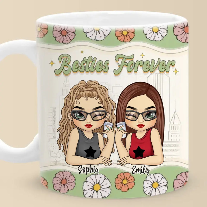 Custom Name Best Friend Gifts for Women - Personalized Mugs