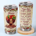 Custom Name Christian Affirmation Gifts for Women - Personalized Tumbler