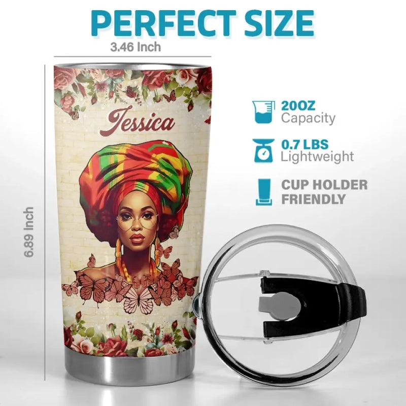 Custom Name Christian Affirmation Gifts for Women - Personalized Tumbler