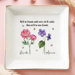 Custom Name Best Friend Gifts - Personalized Jewelry Dish