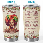 Custom Name Christian Affirmation Gifts for Women - Personalized Tumbler