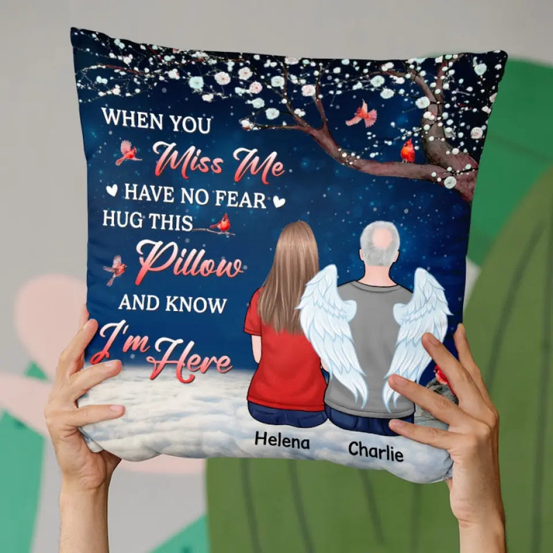 Custom Name Memorial Angel Remembrance - Personalized Pillow
