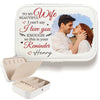 Custom Photo I Can't Say I Love You Enough - Couple Personalized Custom Jewelry Case - Gift For Husband Wife, Anniversary