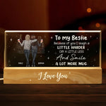 Custom Name Best Friend Gifts for Women - Personalized Acrylic Letters Night Light