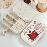 Custom Name Romantic Gifts for Wife - Personalized Jewelry Case