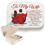 Custom Name Romantic Gifts for Wife - Personalized Jewelry Case