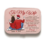 Custom Name Romantic Gifts for Wife - Personalized Jewelry Case