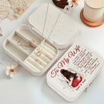 Custom Name Romantic Wife Gifts - Personalized Jewelry Case
