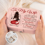 Custom Name Romantic Wife Gifts - Personalized Jewelry Case