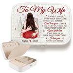 Custom Name Romantic Wife Gifts - Personalized Jewelry Case