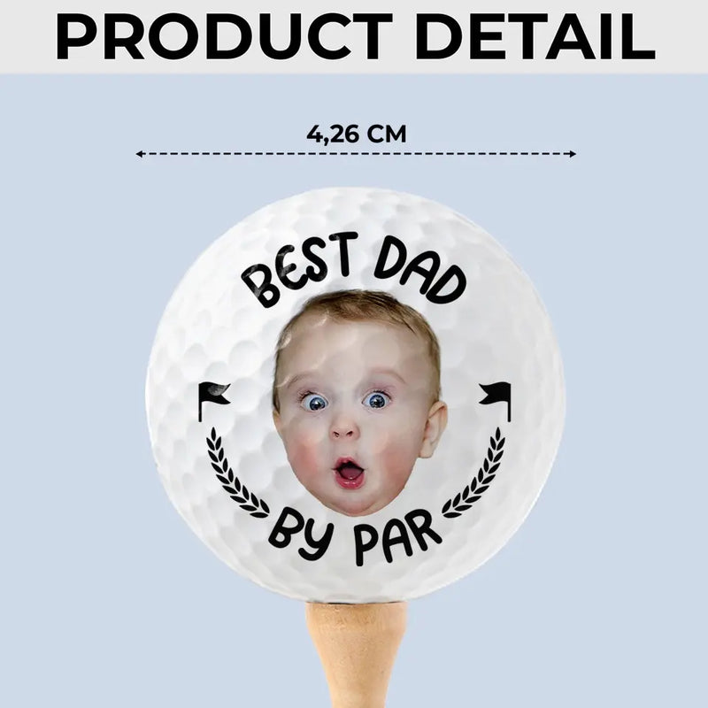 Custom Photo Best Dad Gifts - Personalized Golf Ball