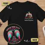 Custom Photo Memorial Mom Gifts - Personalized Apparel Back And Front Printed