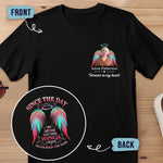 Custom Photo Memorial Mom Gifts - Personalized Apparel Back And Front Printed