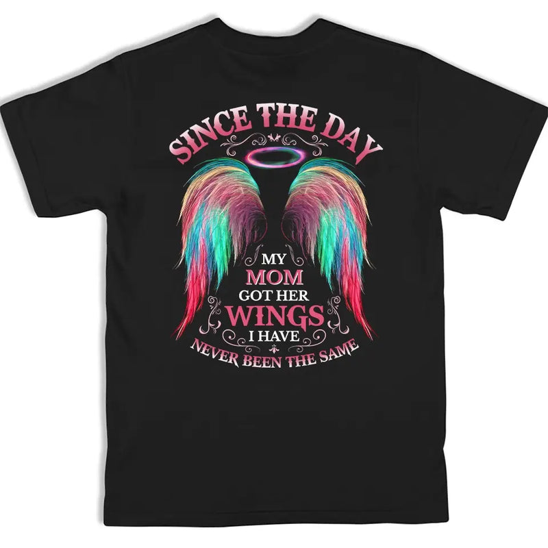 Custom Photo Memorial Mom Gifts - Personalized Apparel Back And Front Printed