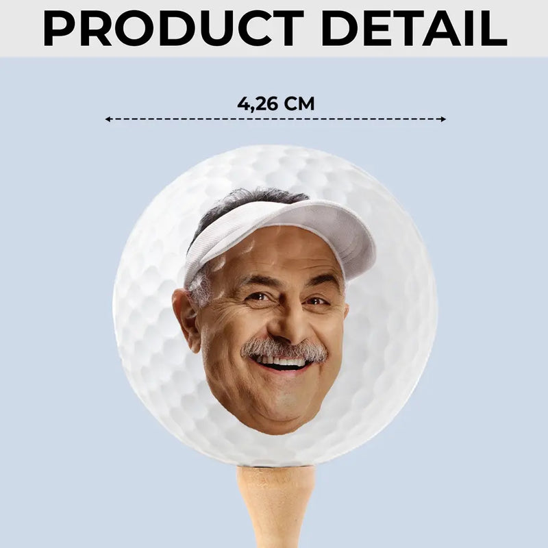 Custom Photo Golf, Like Measles, Should Be Caught Young - Personalized Custom Golf Ball - Appreciation, Retirement Gift For Coworkers, Work Friends, Colleagues