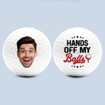 Custom Photo Funny Golf Gifts for Men - Personalized Golf Ball