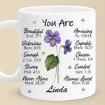 Custom Name Christian Bible Verse Gifts - Personalized Mug