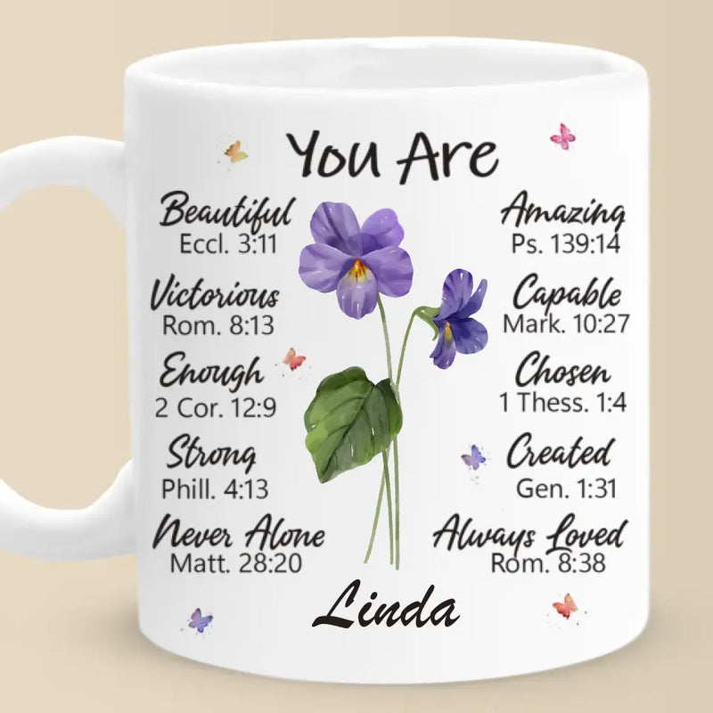 Custom Name Christian Bible Verse Gifts - Personalized Mug