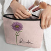 True Friendship Is A Plant Of Slow Growth - Bestie Personalized Custom Cosmetic Bag - Gift For Best Friends, BFF, Sisters