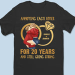 Custom Name Funny Anniversary Gifts for Couples - Personalized Apparel
