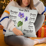 Custom Name Christian Encouragement Decor - Personalized Pillow