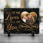 Custom Photo Couple Gifts - Personalized Stone With Stand