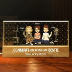 Custom Name Best Friend Gifts for Women - Personalized Acrylic Letters Night Light