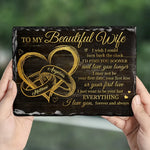 Custom Name Romantic Wife Gifts - Personalized Stone With Stand