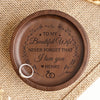 Never Forget That I Love You - Couple Personalized Custom Wooden Jewelry Dish - Gift For Husband Wife, Anniversary