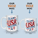 Team USA Patriotic Paris-Themed Gifts for Sports Fans - Mugs