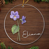 A Thoughtful Gesture, Blooming With Meaning - Bestie Personalized Custom Ornament - Acrylic Custom Shaped - Christmas Gift For Best Friends, BFF, Sisters