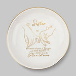 Custom Name Bestie Friendship Gifts - Personalized Jewelry Dish