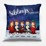 Custom Name Christmas Sibling Gifts - Personalized Pillow