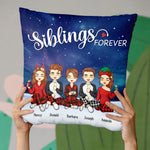 Custom Name Christmas Sibling Gifts - Personalized Pillow
