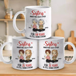 Custom Name Sister Anniversary Gifts - Personalized Mugs
