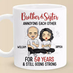 Custom Name Sister Anniversary Gifts - Personalized Mugs