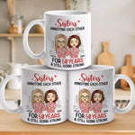 Custom Name Sister Milestone Gifts - Personalized Mugs