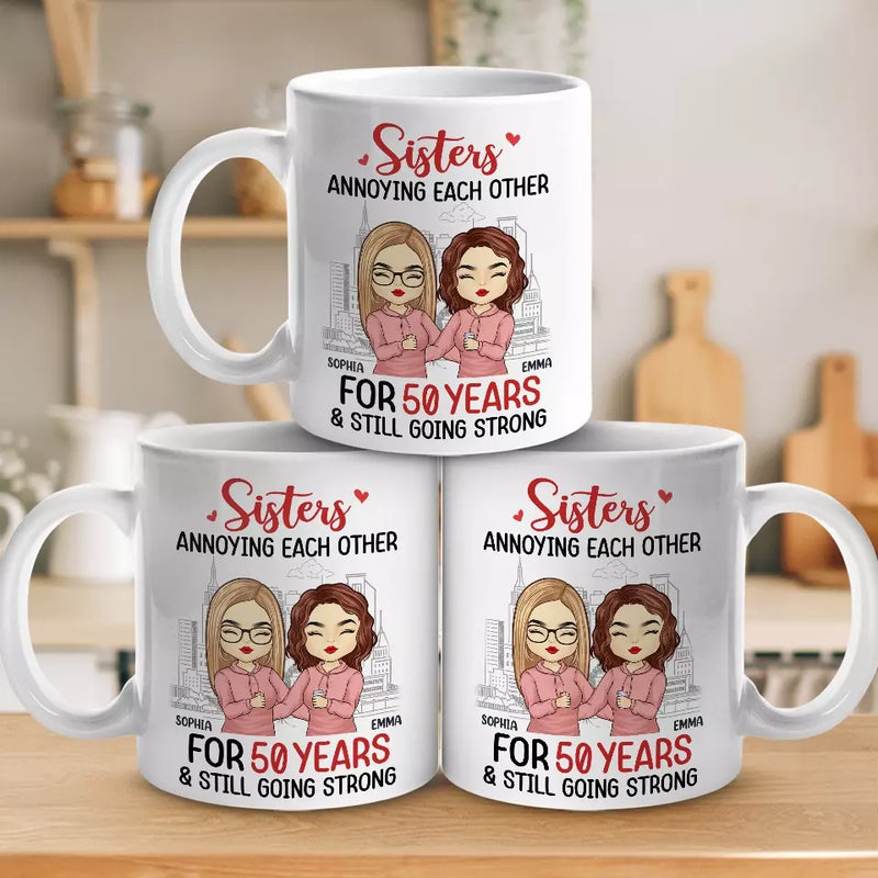 Custom Name Sister Milestone Gifts - Personalized Mugs