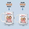 Siblings Are Like Branches Of A Tree - Family Personalized Custom Mug - Gift For Family Members, Siblings, Brothers, Sisters