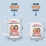Custom Name Sister Milestone Gifts - Personalized Mugs