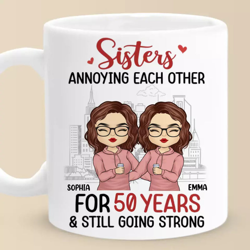 Custom Name Sister Milestone Gifts - Personalized Mugs