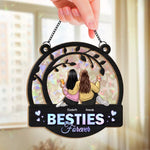 Custom Name Best Friend Gifts - Personalized Window Hanging Suncatcher