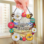 Custom Name Garden Gifts for Nana - Personalized Suncatcher Ornament