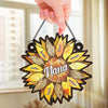 Grandmas Are Angels In Disguise - Family Personalized Window Hanging Suncatcher - Gift For Grandma