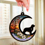 Custom Name Dog Memorial Gifts - Personalized Window Hanging Suncatcher