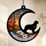 Custom Name Dog Memorial Gifts - Personalized Window Hanging Suncatcher