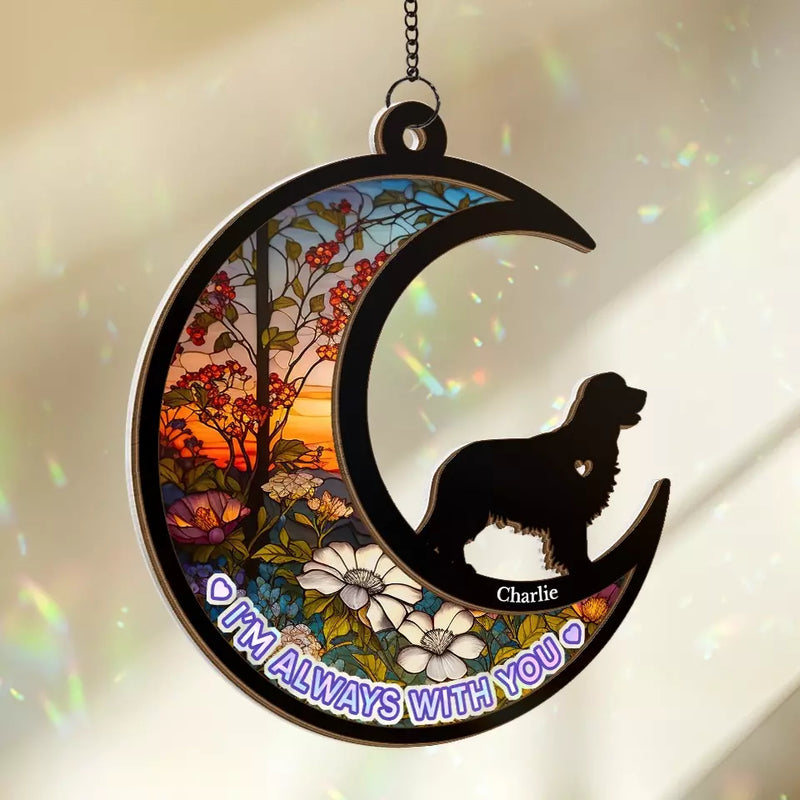 Custom Name Dog Memorial Gifts - Personalized Window Hanging Suncatcher