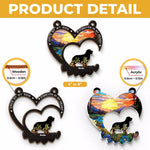 Custom Pet Memorial Gifts for Dog Lovers - Personalized Suncatcher Ornament