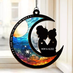 Custom Name Mother Daughter Gifts - Personalized Suncatcher Ornament